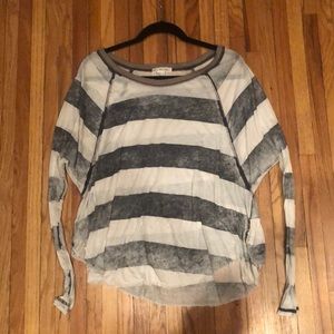 Striped long sleeve shirt